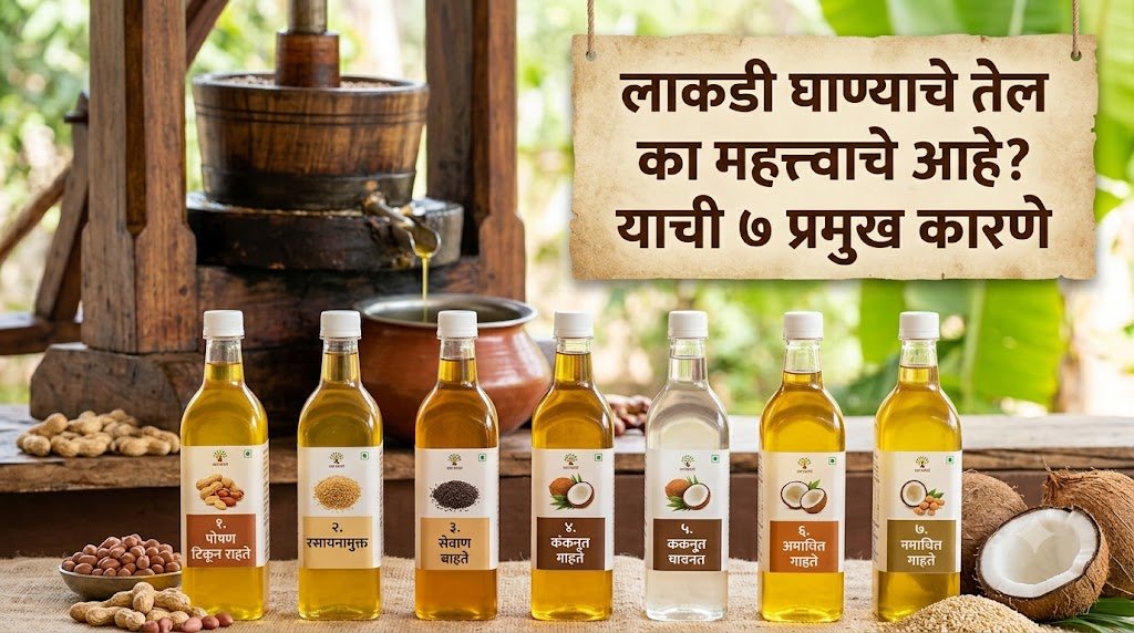लाकडी घाण्यावर काढलेले तेल महत्त्वाचे का आहे? Top 7 कारणे
