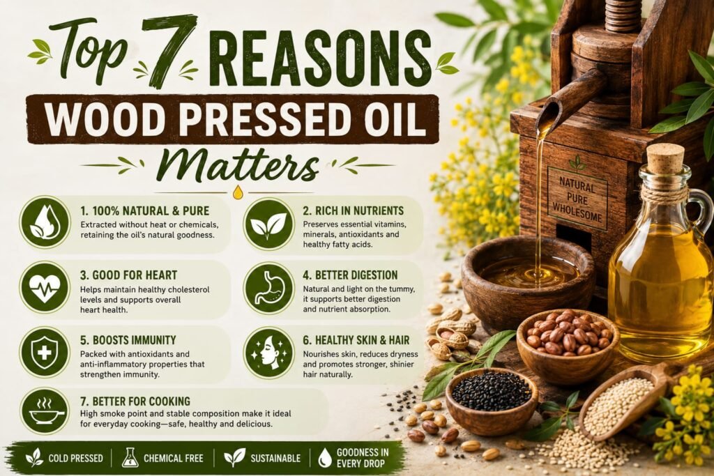 Top 7 Reasons Wood Pressed Oil Matters