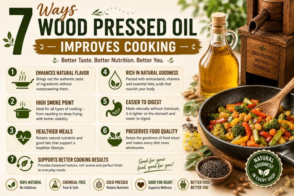 7 Ways Wood Pressed Oil Improves Cooking